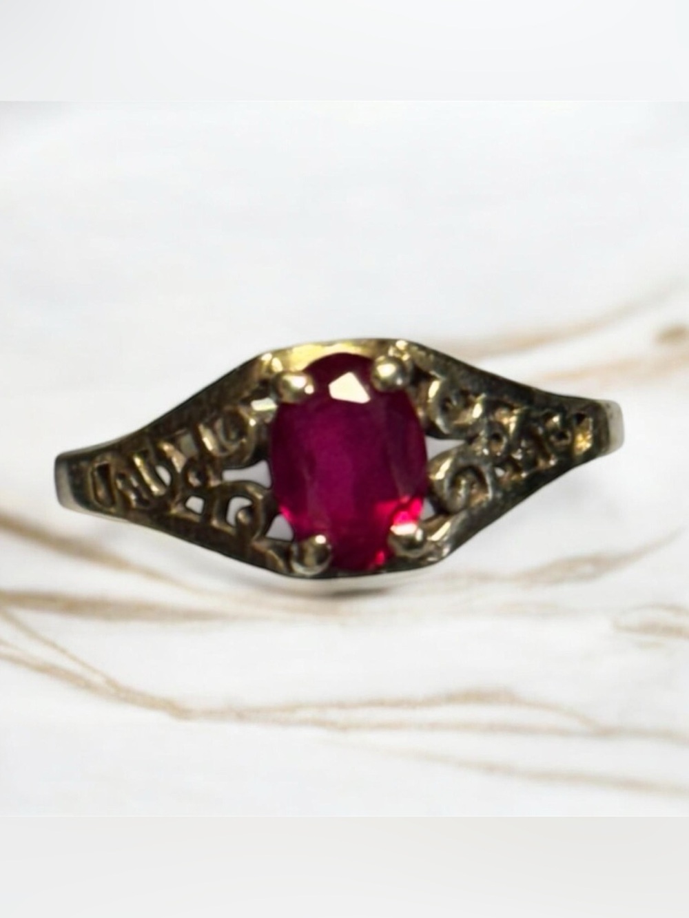 Gold Ruby Ring